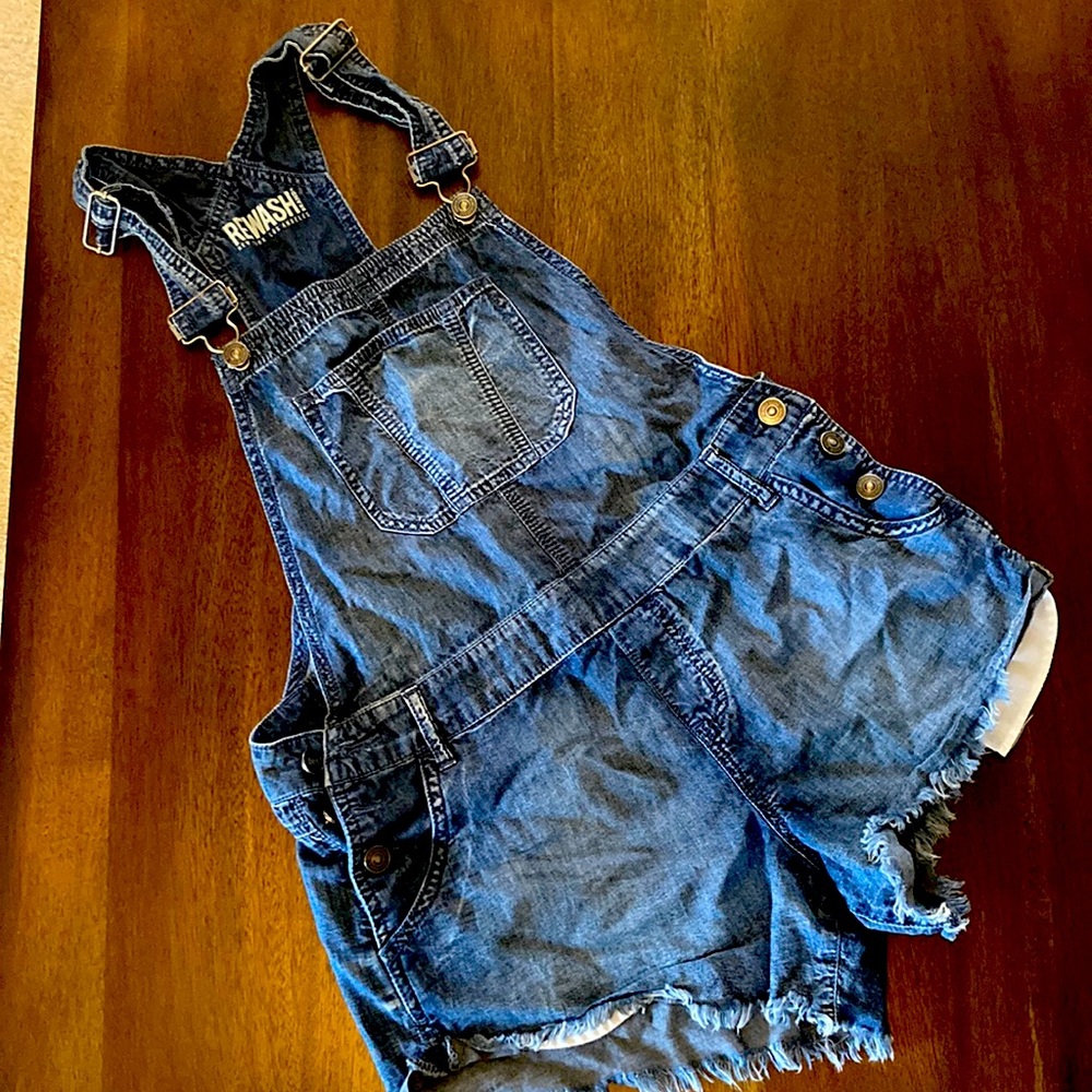 Rewash Jean overall shorts